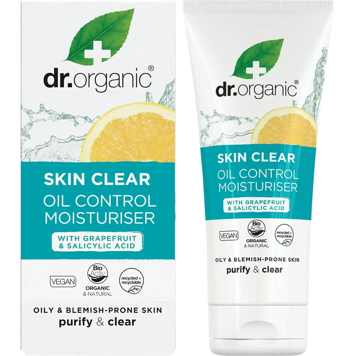 Dr Organic Oil Control Moisturiser Skin Clear - Organic Tea Tree 50ml