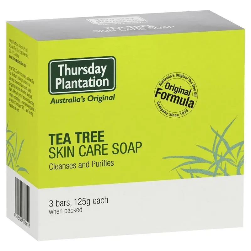 Thursday Plantation Tea Tree Soap 125g x 3 Pk