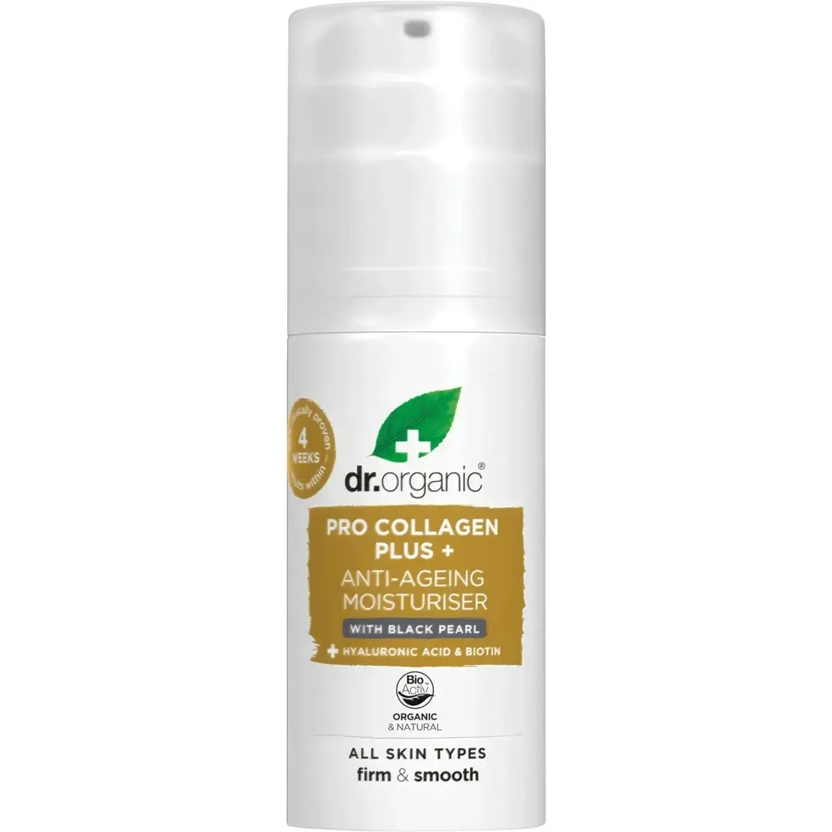 Dr Organic Pro Collagen Plus+ Anti Aging Moisturiser With Black Pearl 50ml