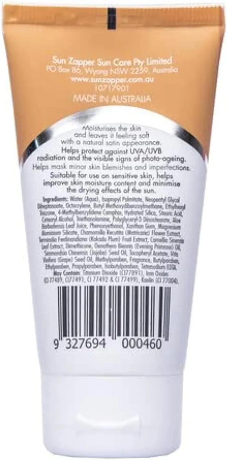 Sun Zapper TINTED SPF 50+ MEDIUM DARK 50ml