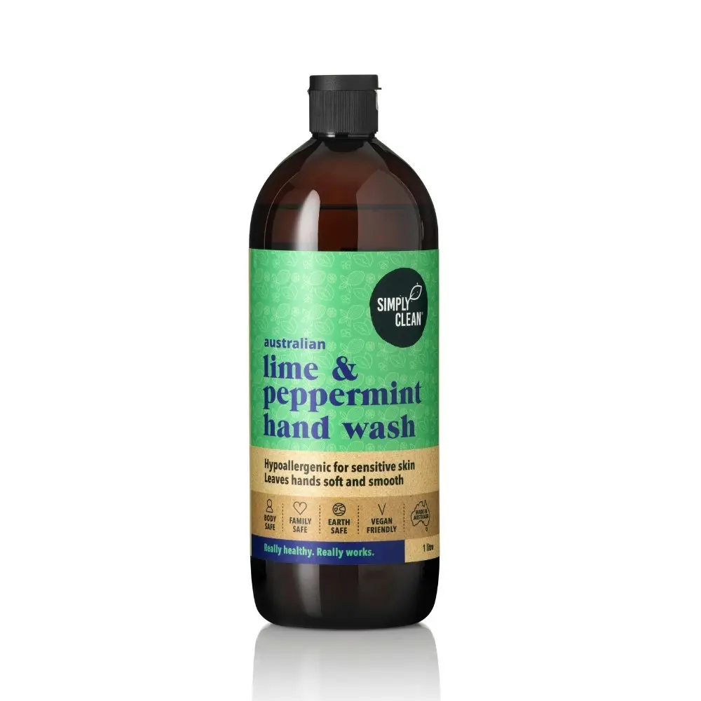 Simply Clean Lime & Peppermint Hand Wash 1L