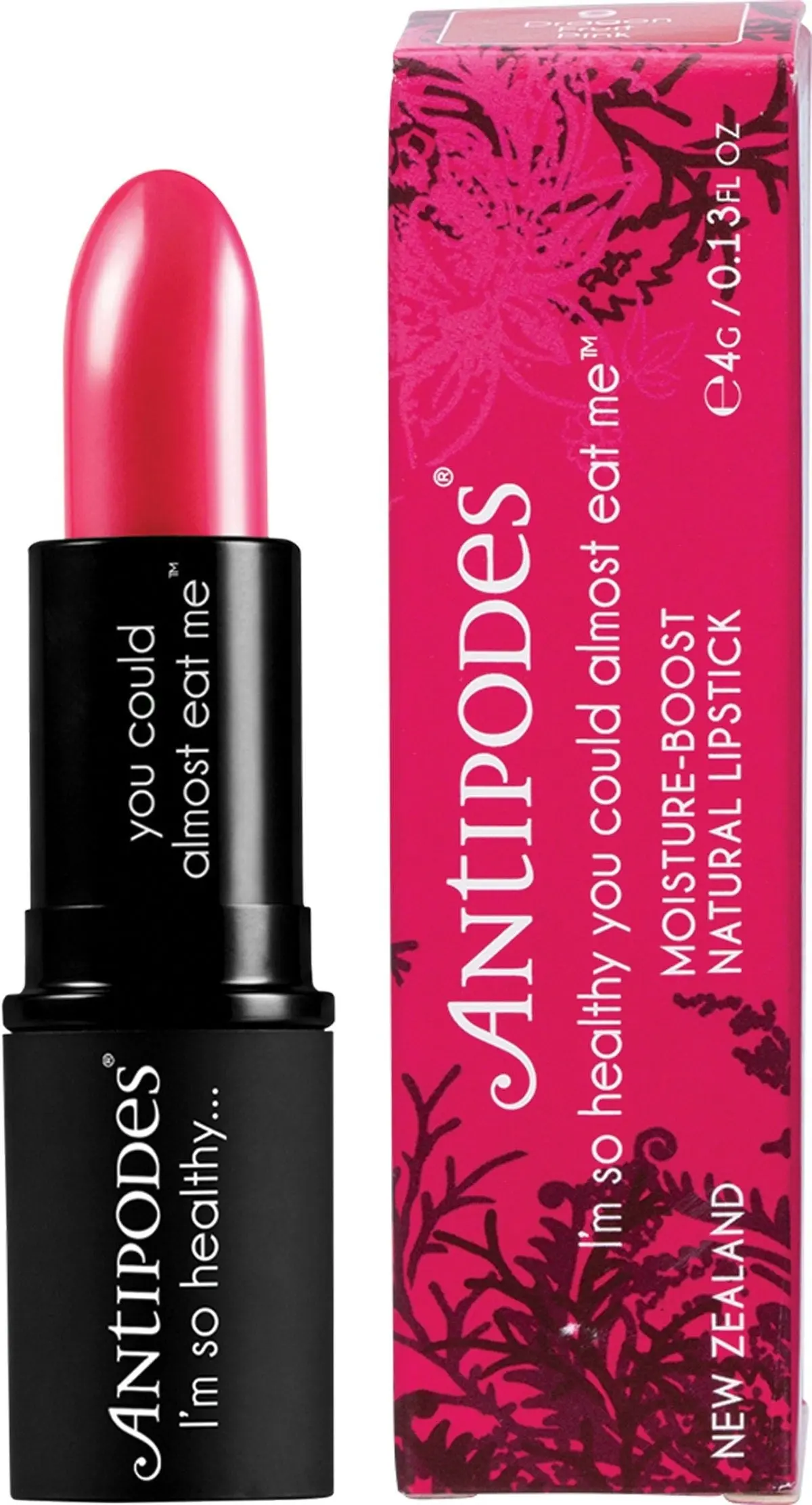 Antipodes Moisture-boost Natural Lipstick Dragon Fruit Pink 4g