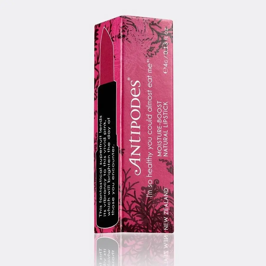 Antipodes Moisture-boost Natural Lipstick Dragon Fruit Pink 4g