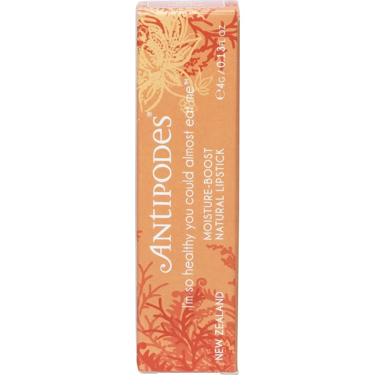 Antipodes Moisture-boost Natural Lipstick Golden Bay Nectar 4g