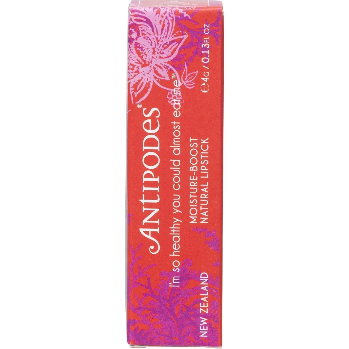 Antipodes Moisture-boost Natural Lipstick Piha Beach Tangerine 4g