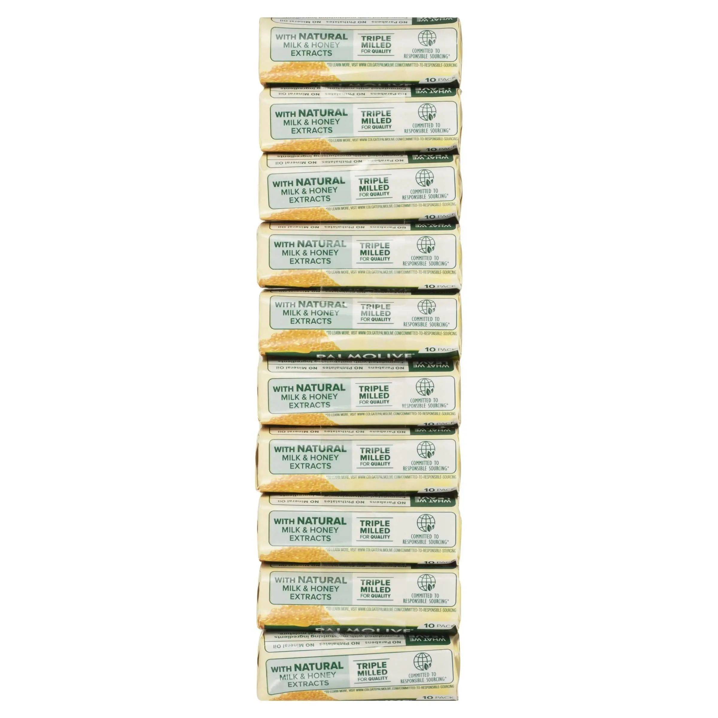 Palmolive Naturals Replenishing Bar Soap Milk & Honey 10 x 90g