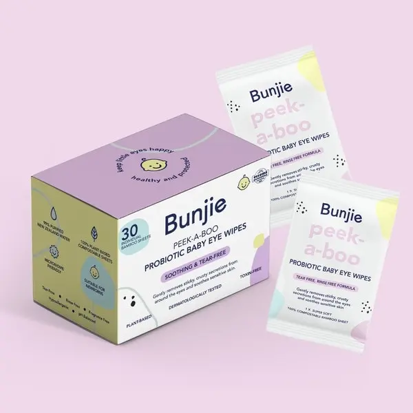 Bunjie Probiotic Baby Eye Wipes 30s