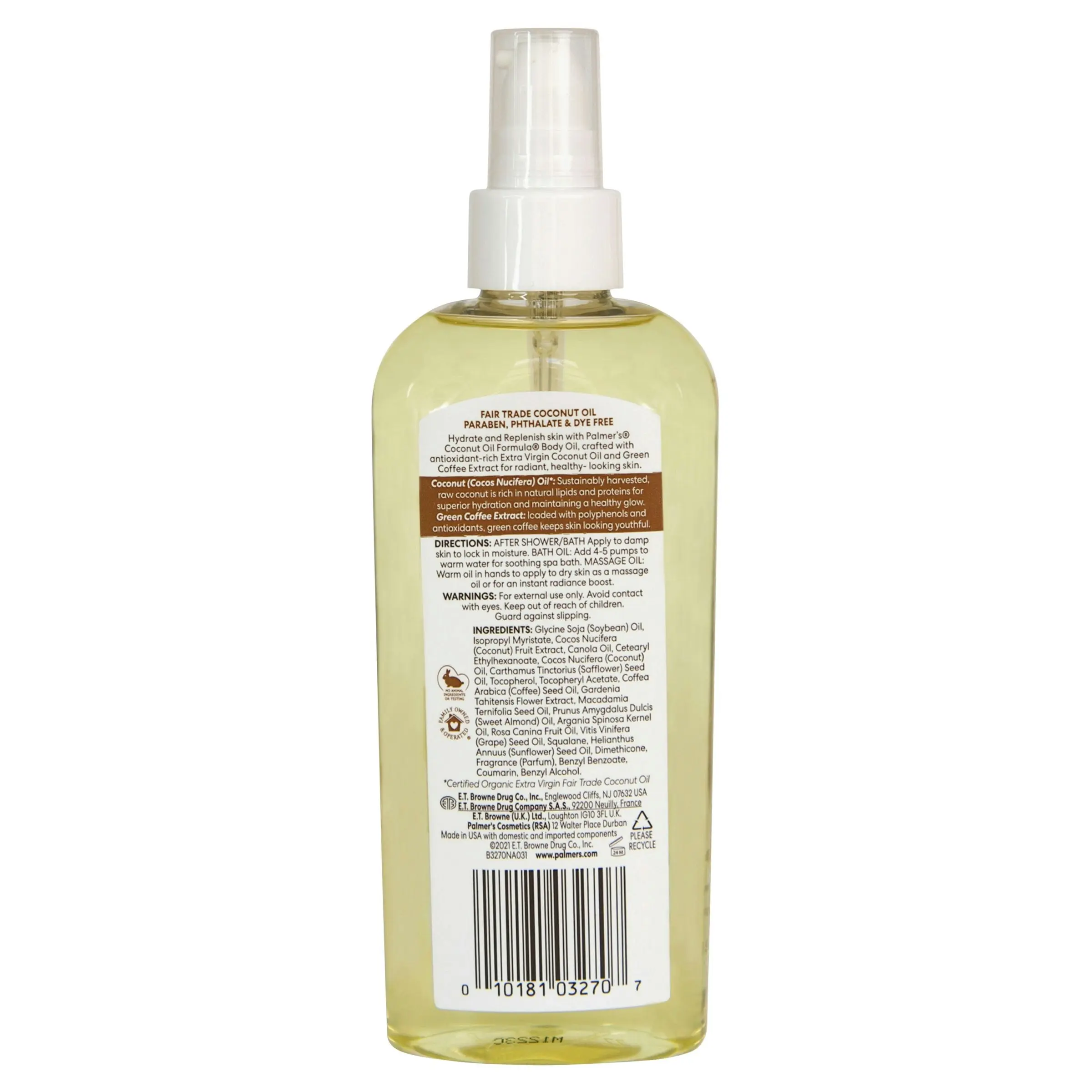 Palmer's Coconut Oil Hydrate Replsnish Body Oil 150ml