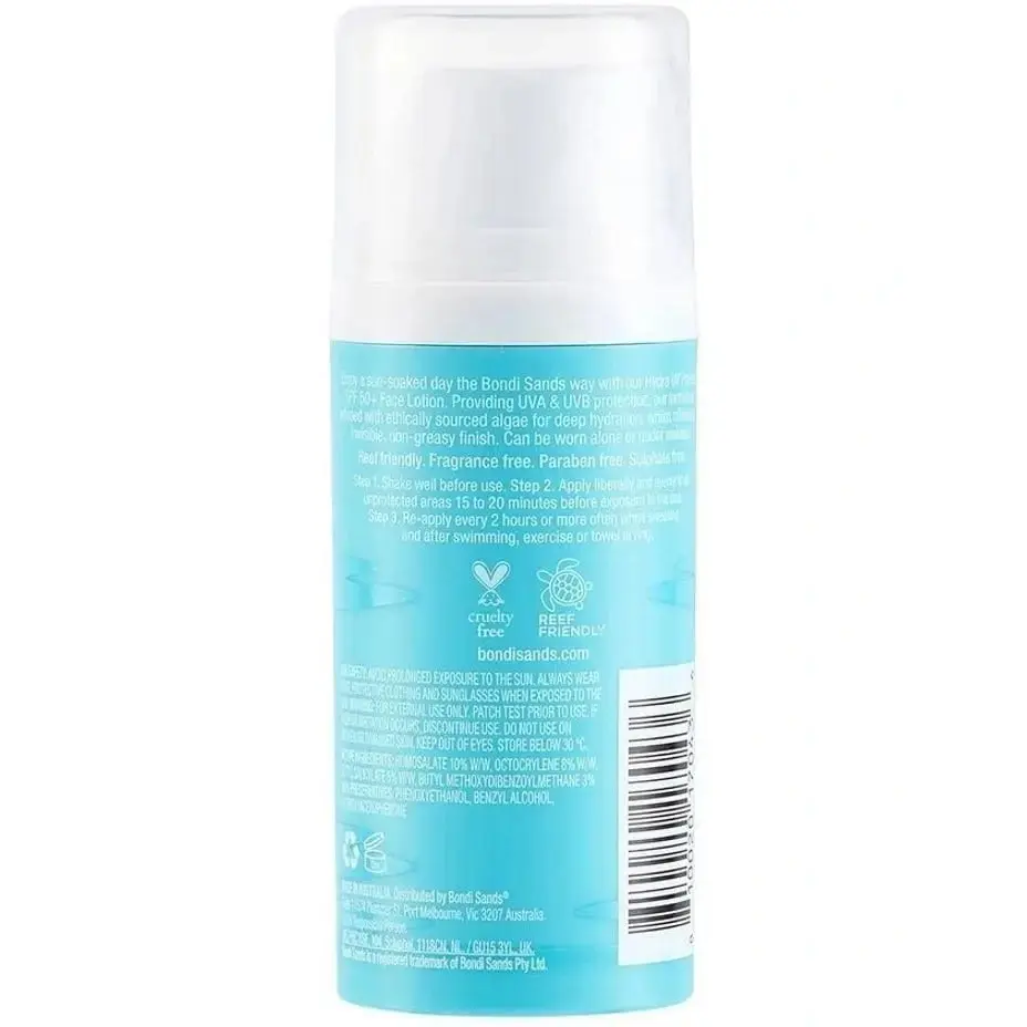 Bondi Sands Hydra UV Protect SPF50+ Sunscreen Face Lotion 50ml