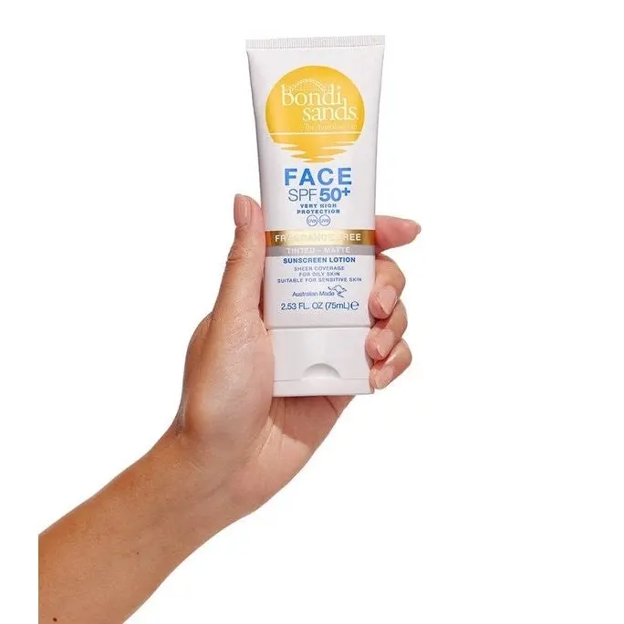 Bondi Sands SPF 50+ Fragrance Free Matte Tinted Face Lotion 75ml