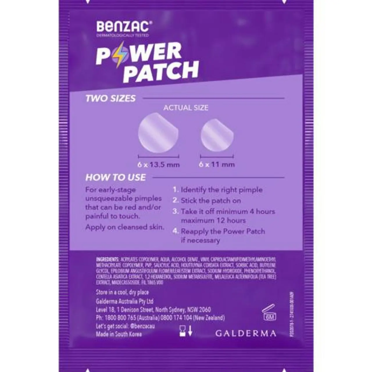 Benzac Power Patch 24 Pack