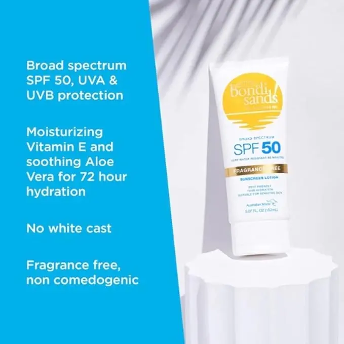 Bondi Sands SPF 50+ Sunscreen Lotion Fragrance Free 150ml