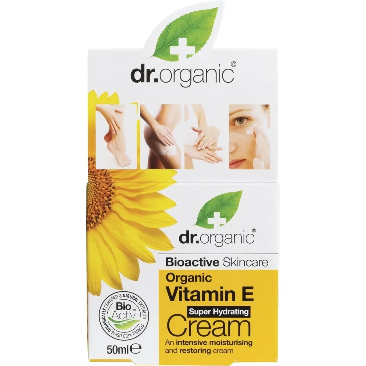 Dr Organic Hydrating Cream Organic Vitamin E 50ml