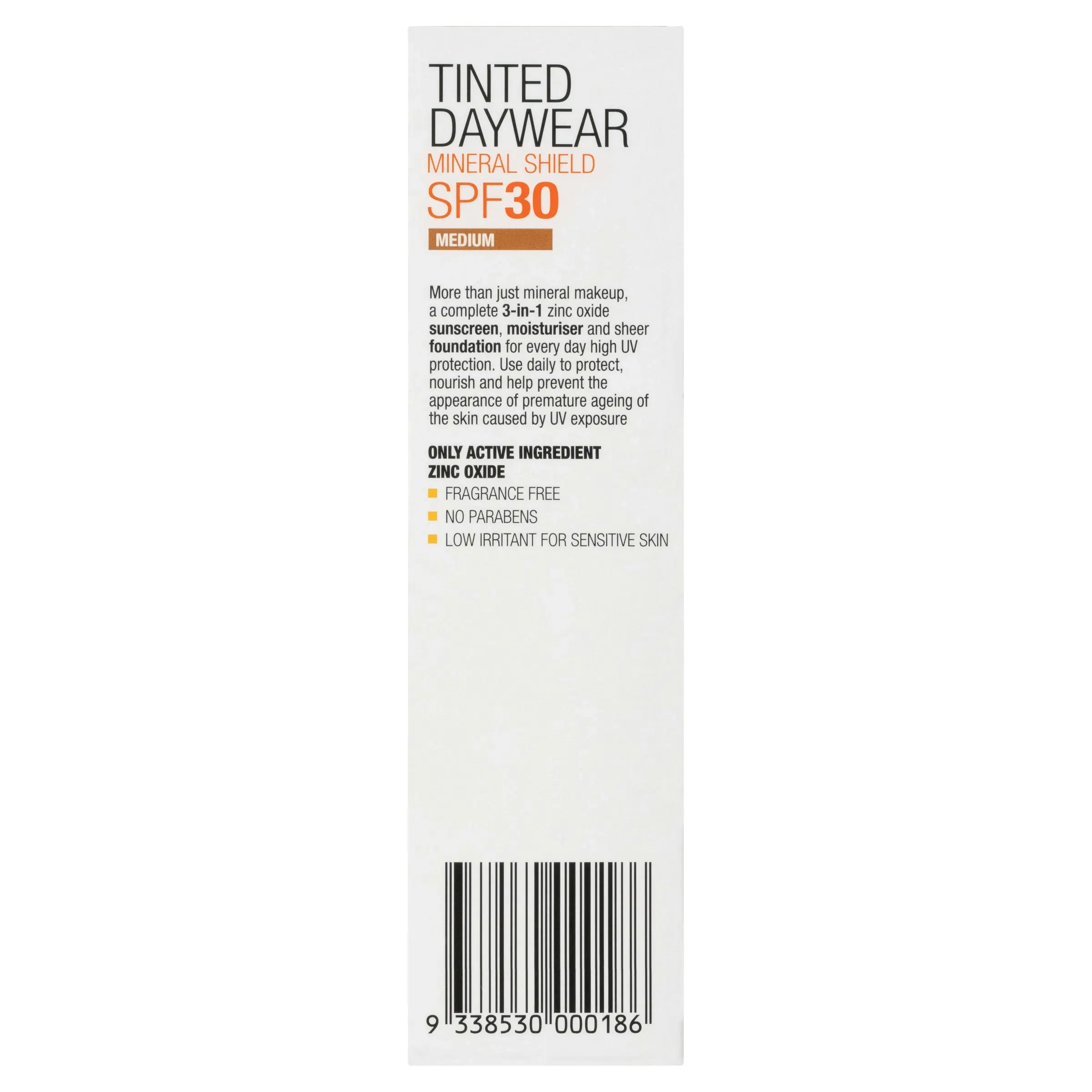 Invisible Zinc Tinted Daywear Medium SPF 30+ 50g