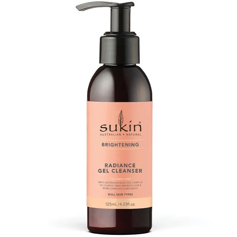 Sukin Brightening Radiance Gel Cleanser Pump 125ml