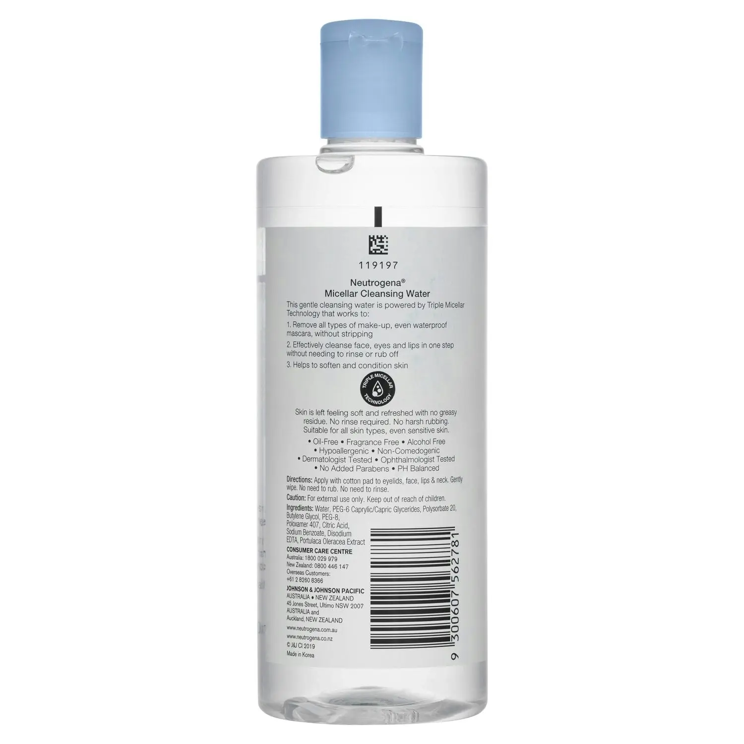 Neutrogena Micellar Cleansing Water 400ml