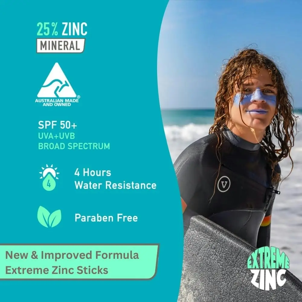 Sun Zapper Extreme Zinc Stick 15g Blue Bay