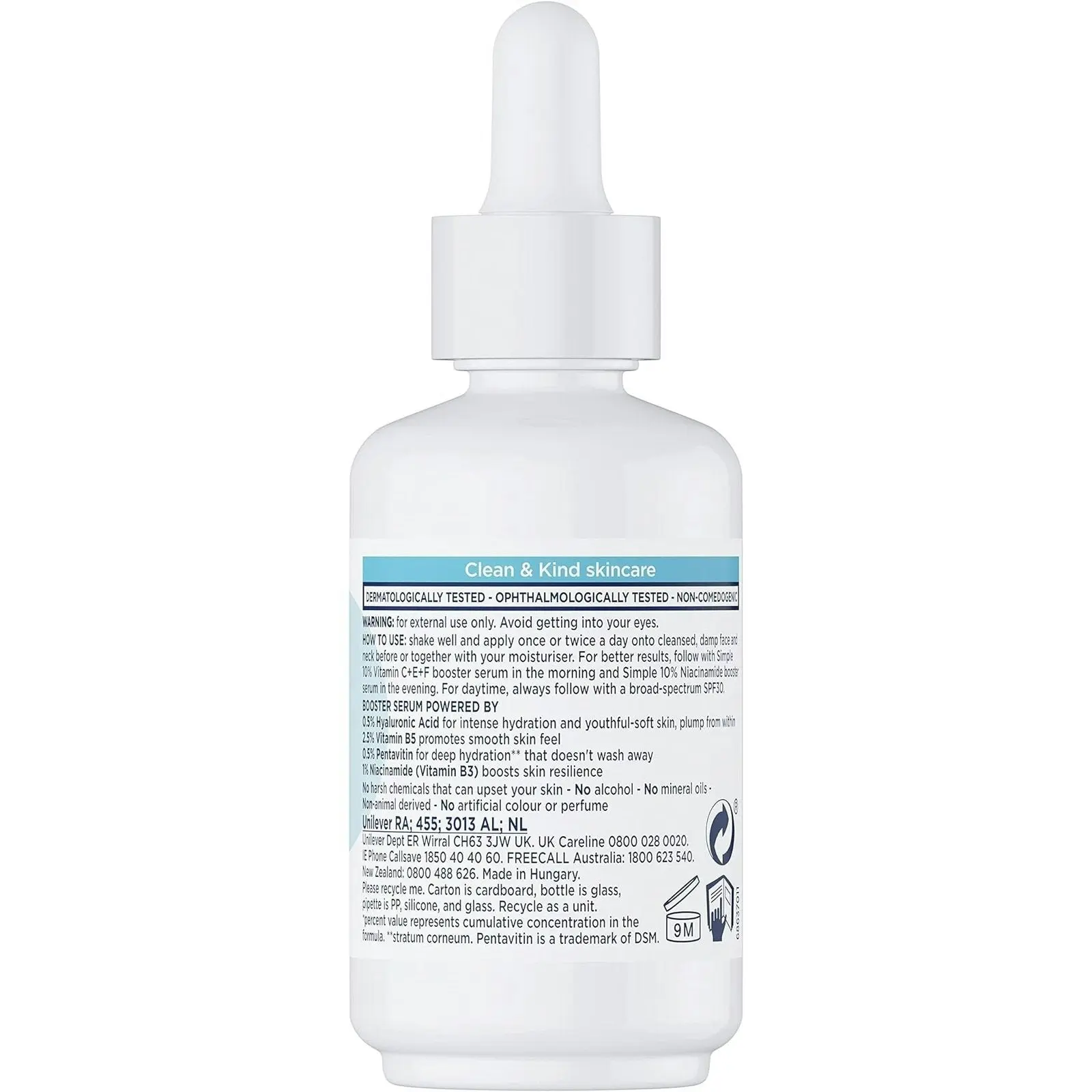 Simple Booster Serum 3% (Hyaluronic Acid & B5) 30mL