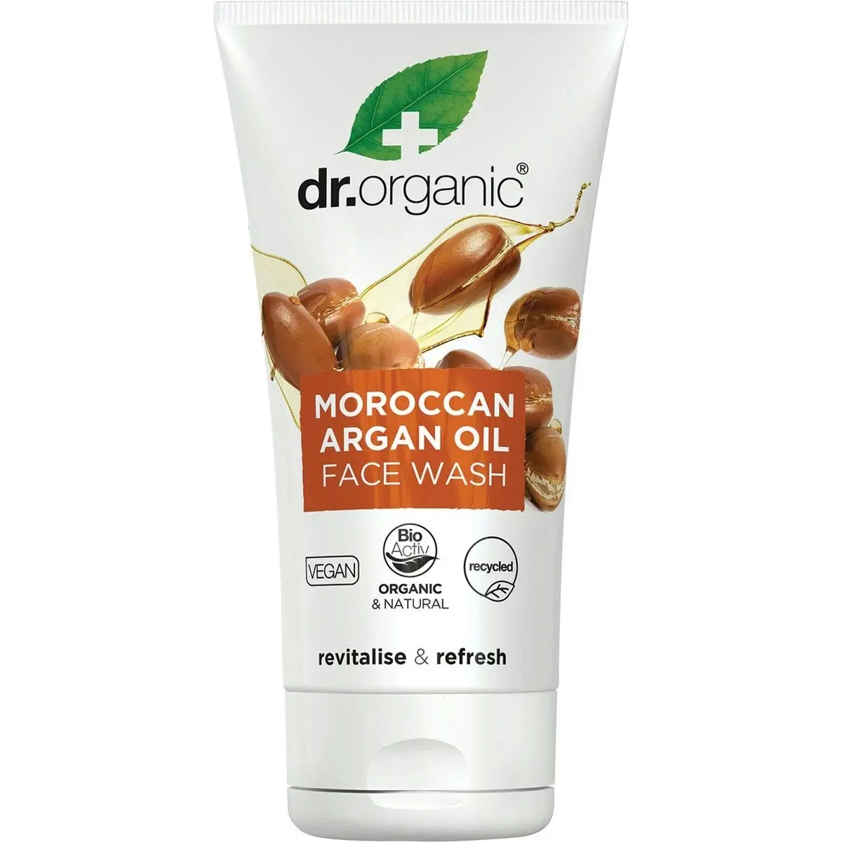 Dr Organic Creamy Face Wash Organic Moroccan Argan Oil 150ml