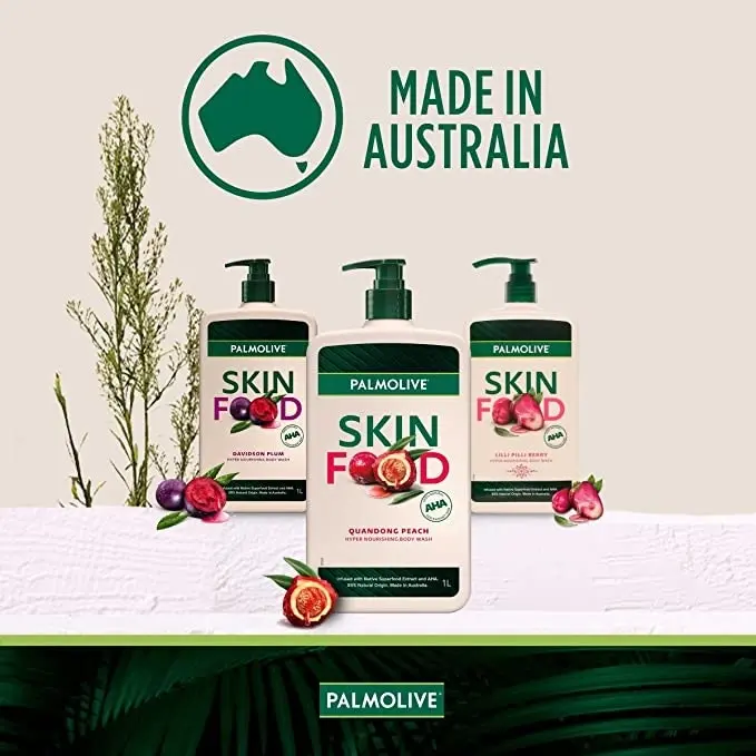 Palmolive Body Wash Skin Food Plum 1l