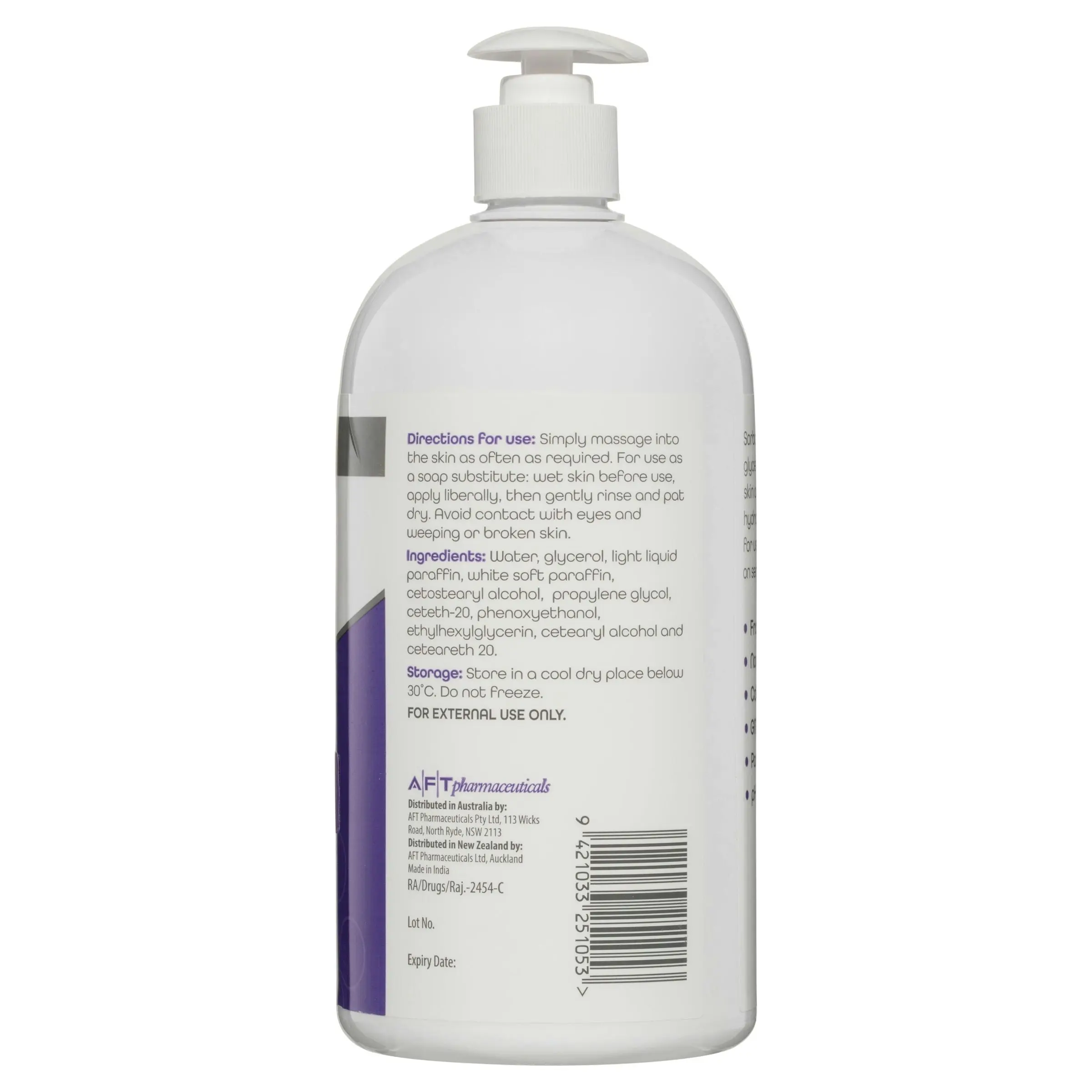 Topiderm Sorbolene Cream 950ml Pump Bottle