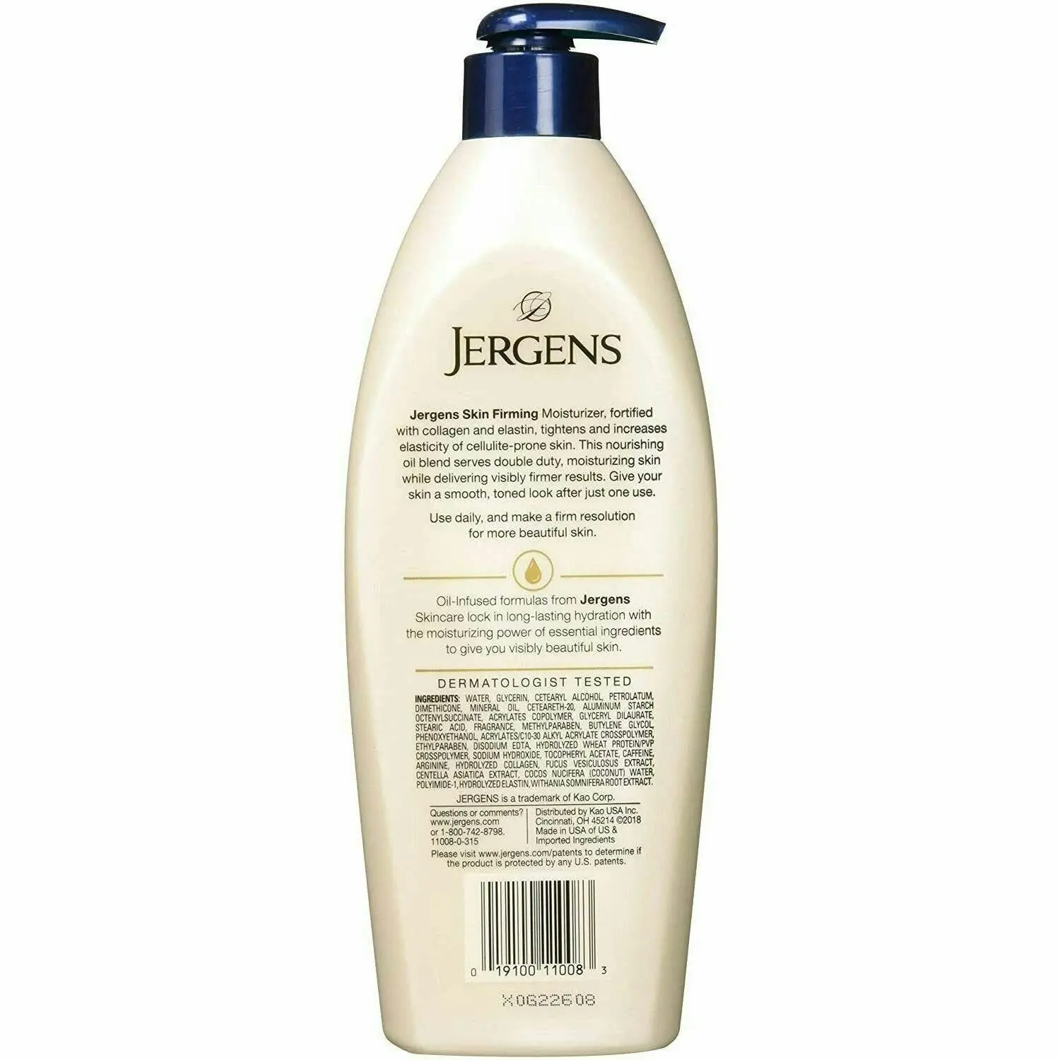 Jergens Oil Infused Skin Firming Lotion 496ml