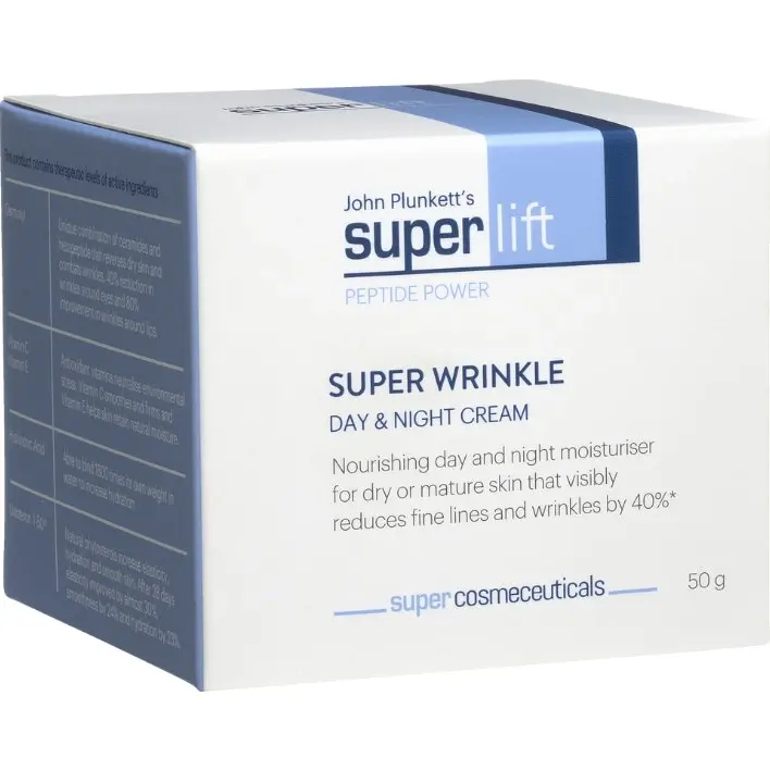 John Plunkett's SuperLift Super Wrinkle Day & Night Cream 50g