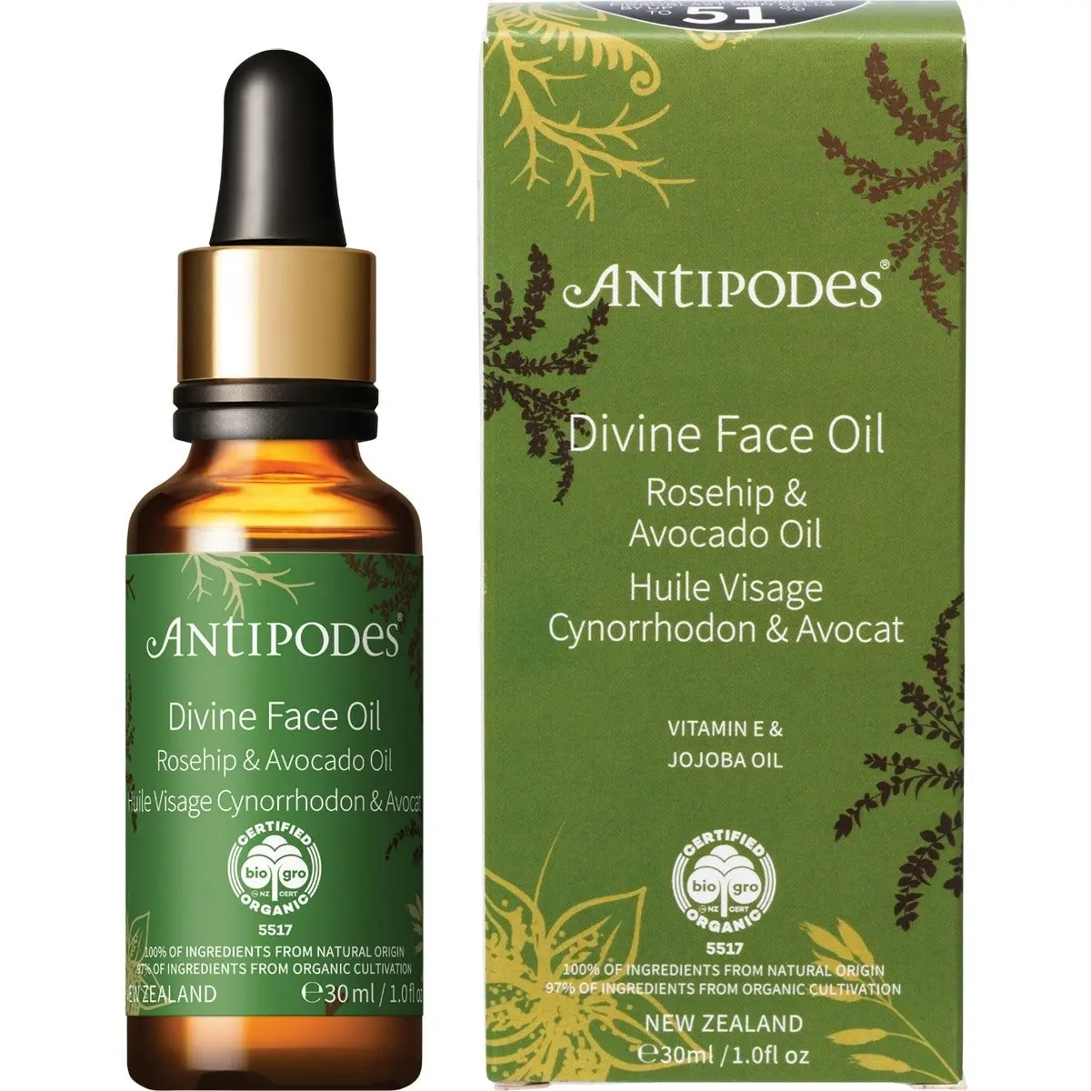 Antipodes Avocado & Rosehip Divine Face Oil 30ml