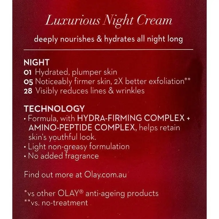 Olay Regenerist Advanced Anti-Ageing Micro-Sculpting Night Face Cream 50g