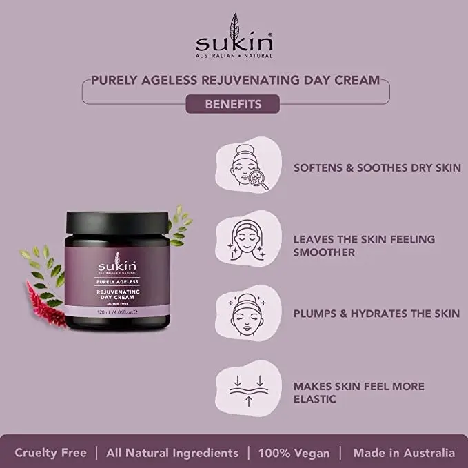 Sukin Purely Ageless Rejuvenating Day Cream 120ml