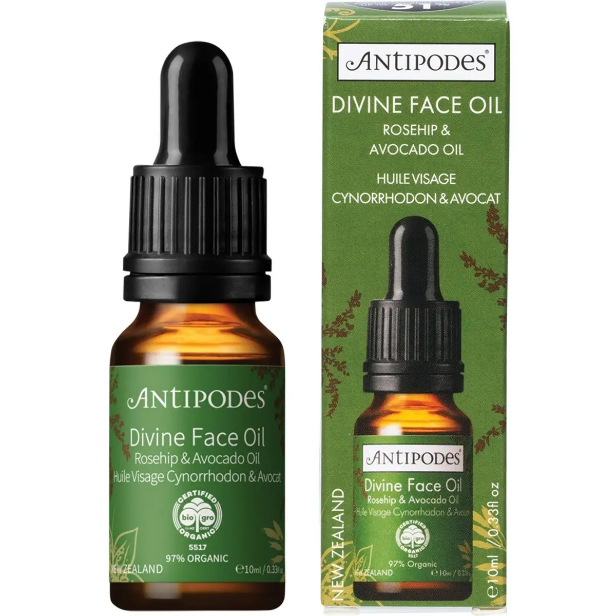 Antipodes Organic Divine Face Oil Organic Avocado Oil & Rosehip 10ml