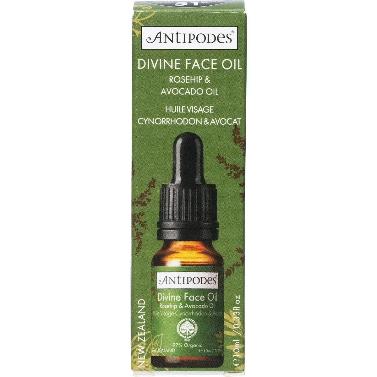 Antipodes Organic Divine Face Oil Organic Avocado Oil & Rosehip 10ml