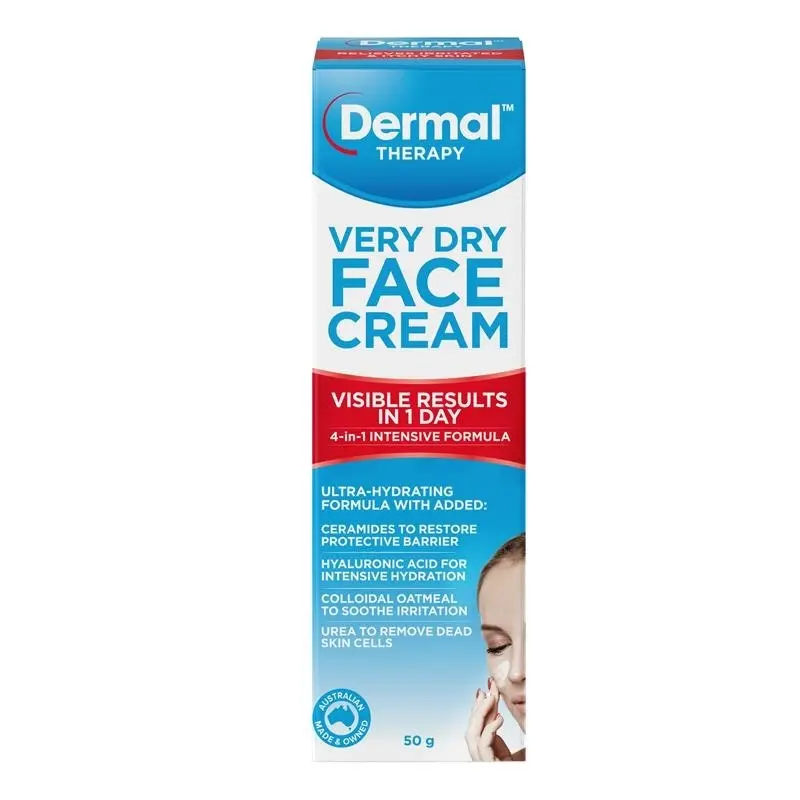 Dermal Therapy Very Dry Face Cream 50g