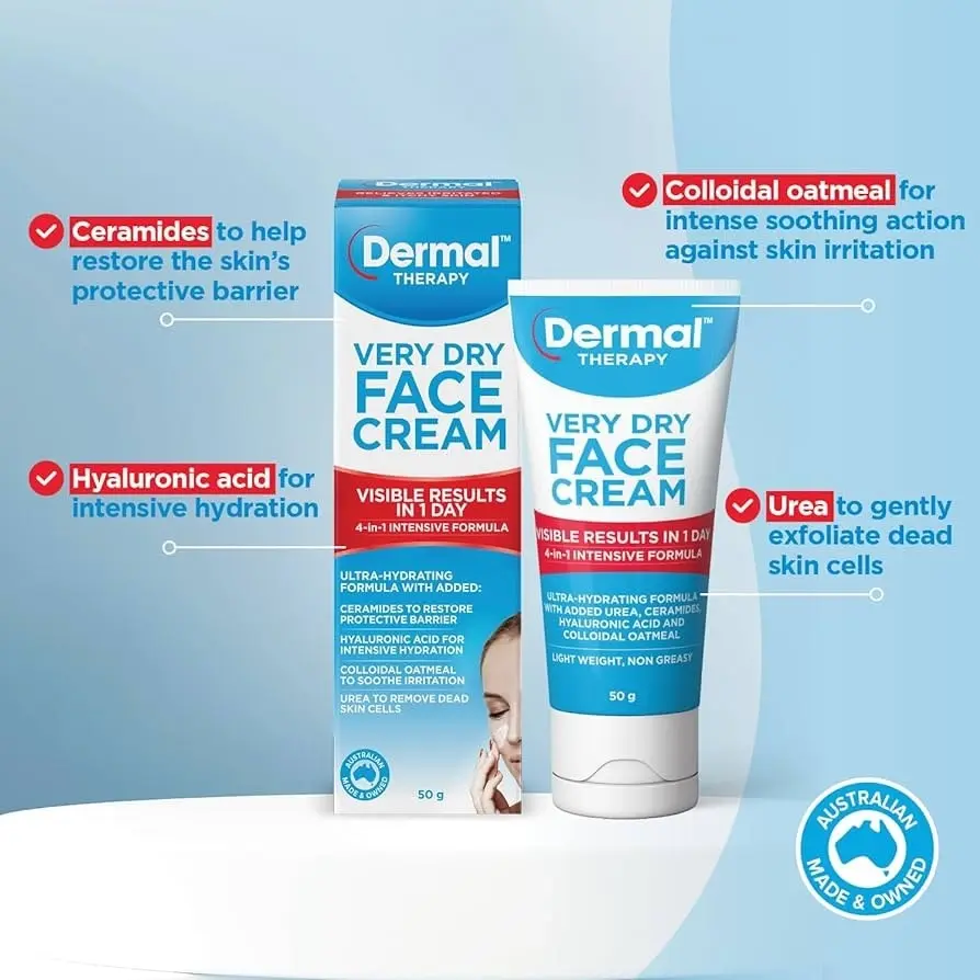 Dermal Therapy Very Dry Face Cream 50g