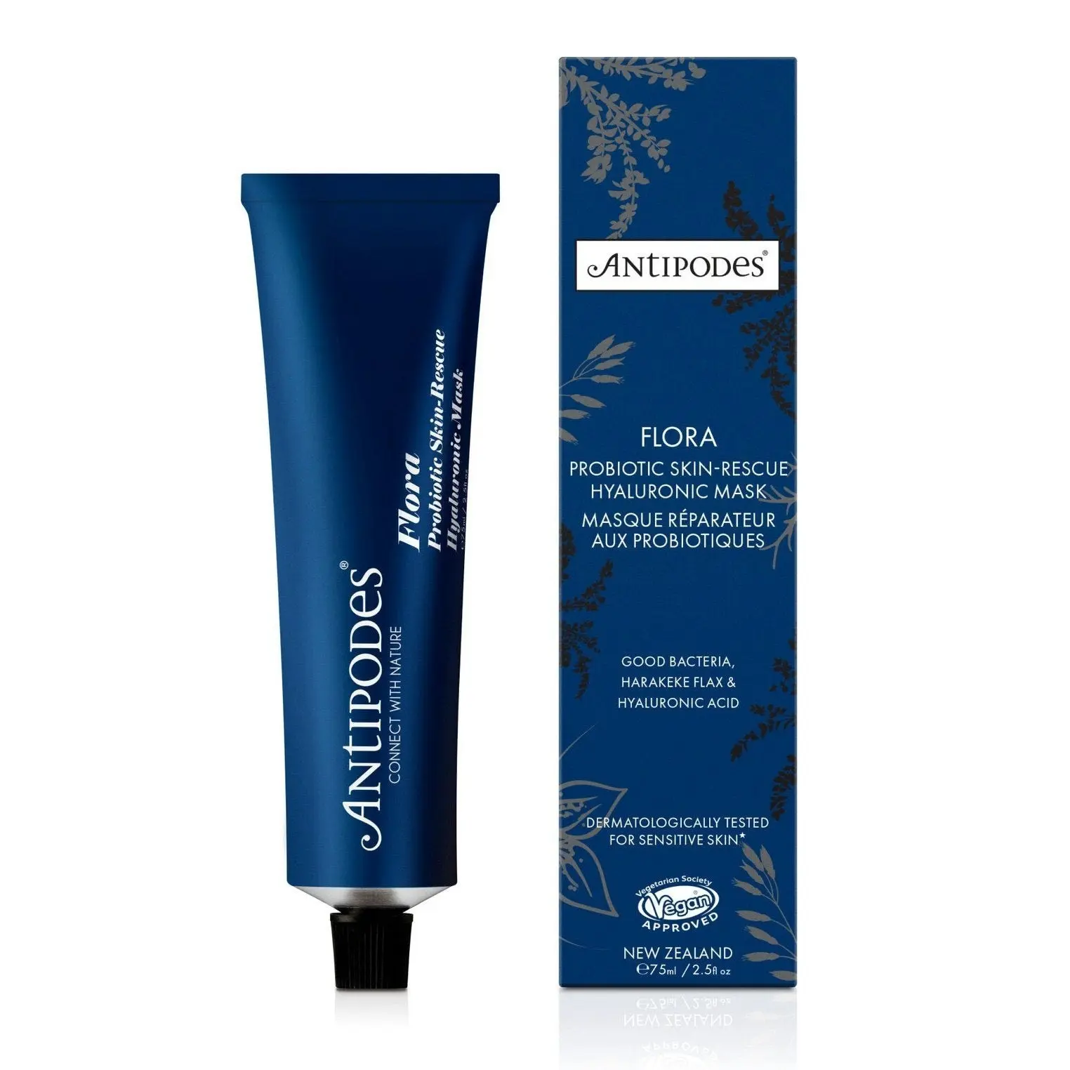 Antipodes Flora Probiotic Skin-rescue Hyaluronic Mask 75g