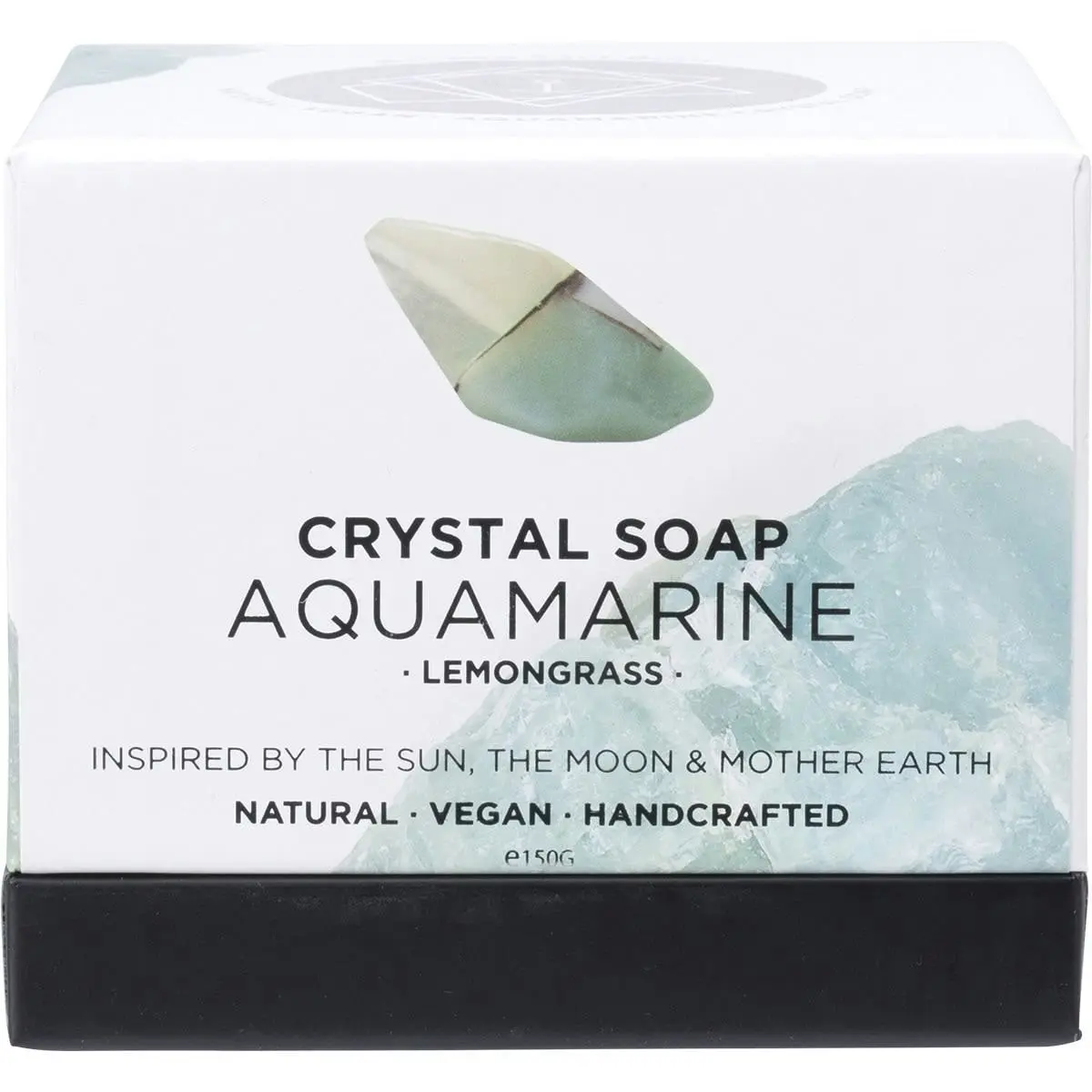 SUMMER SALT BODY Crystal Soap Aquamarine - Lemongrass 155g