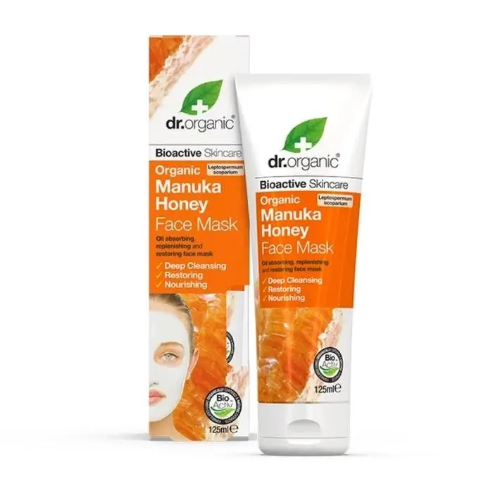 Dr Organic Face Scrub Organic Manuka Honey 125ml