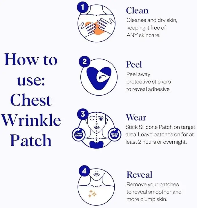 Wrinkles Schminkles Chest Wrinkle Patch Single