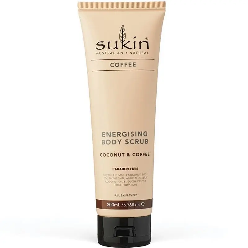 Sukin Energising Body Scrub With Coffee & Coconut 200ml