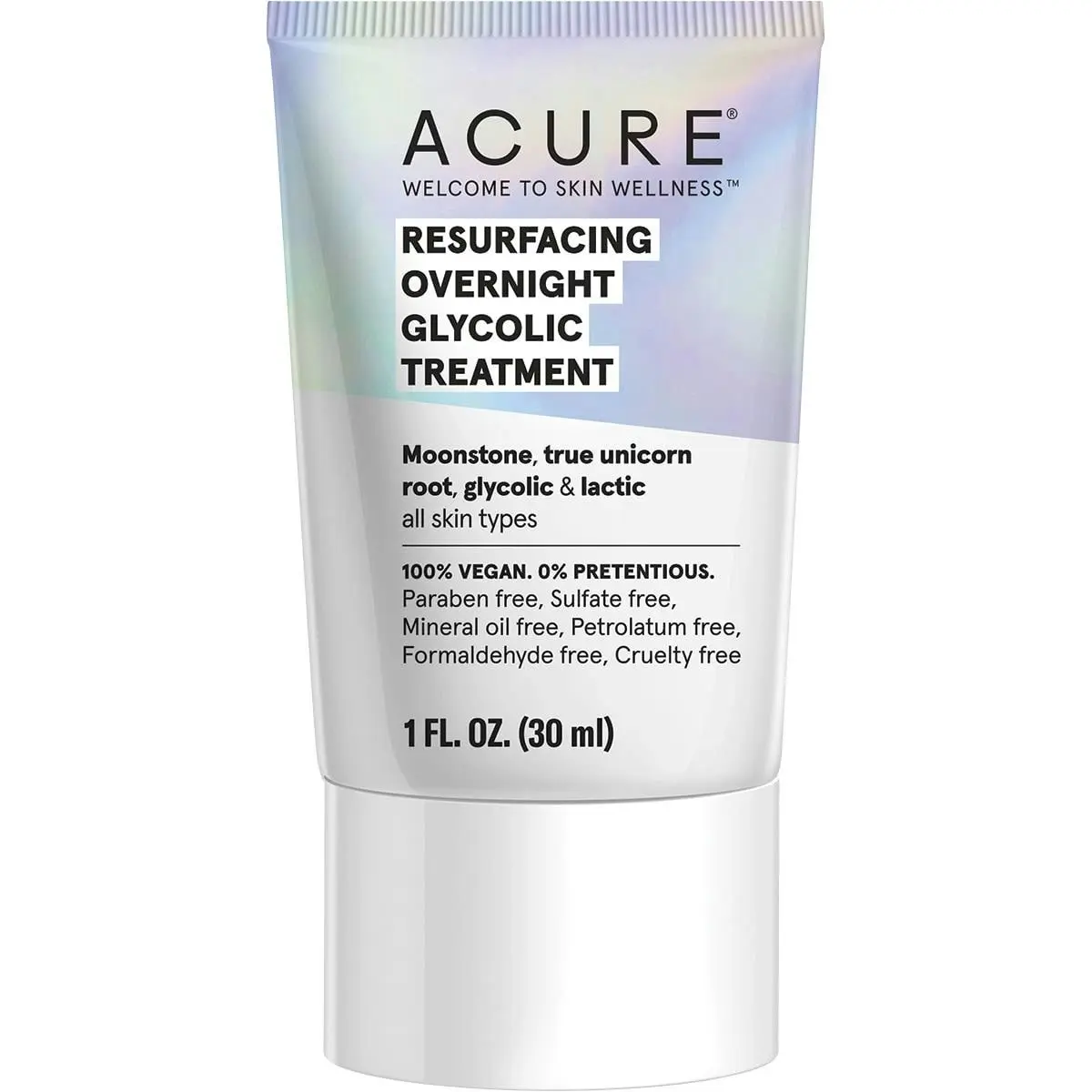 Acure Resurfacing Overnight Glycolic Treatment 30ml