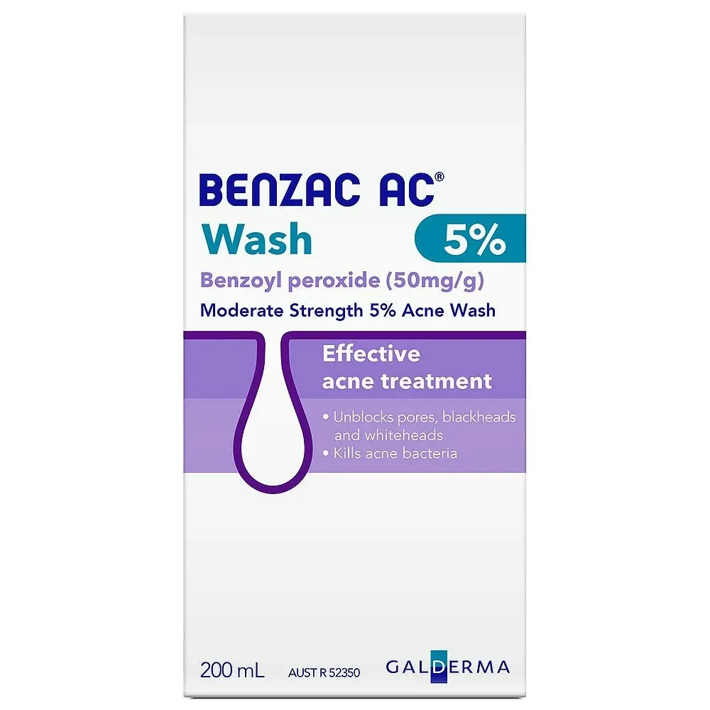 Benzac AC Wash 5% 200ml