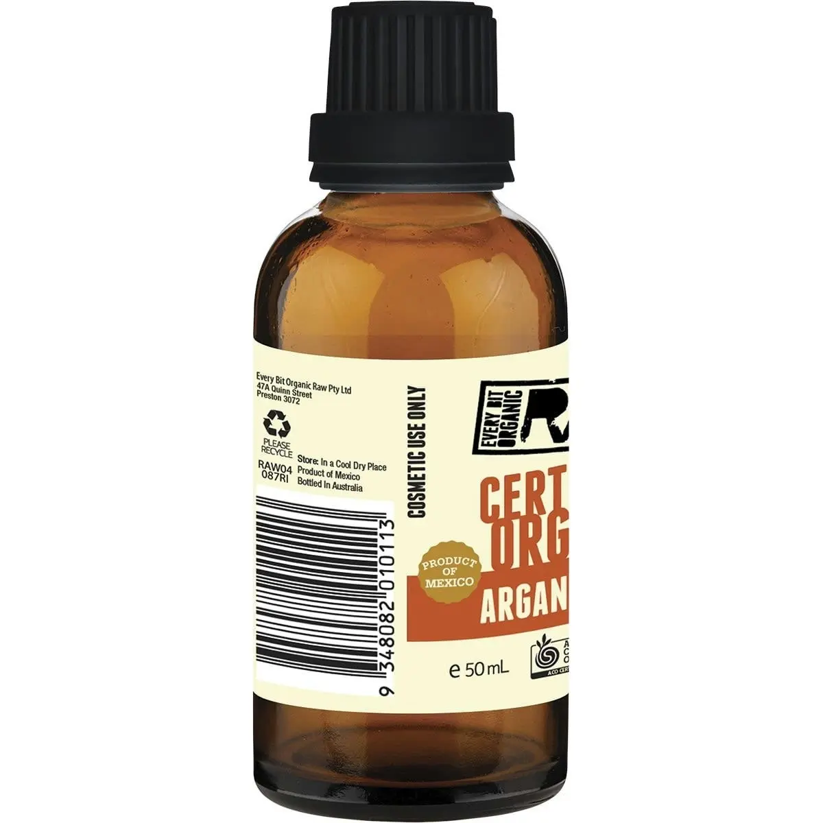 Every Bit Organic RAW Argan Oil 50ml