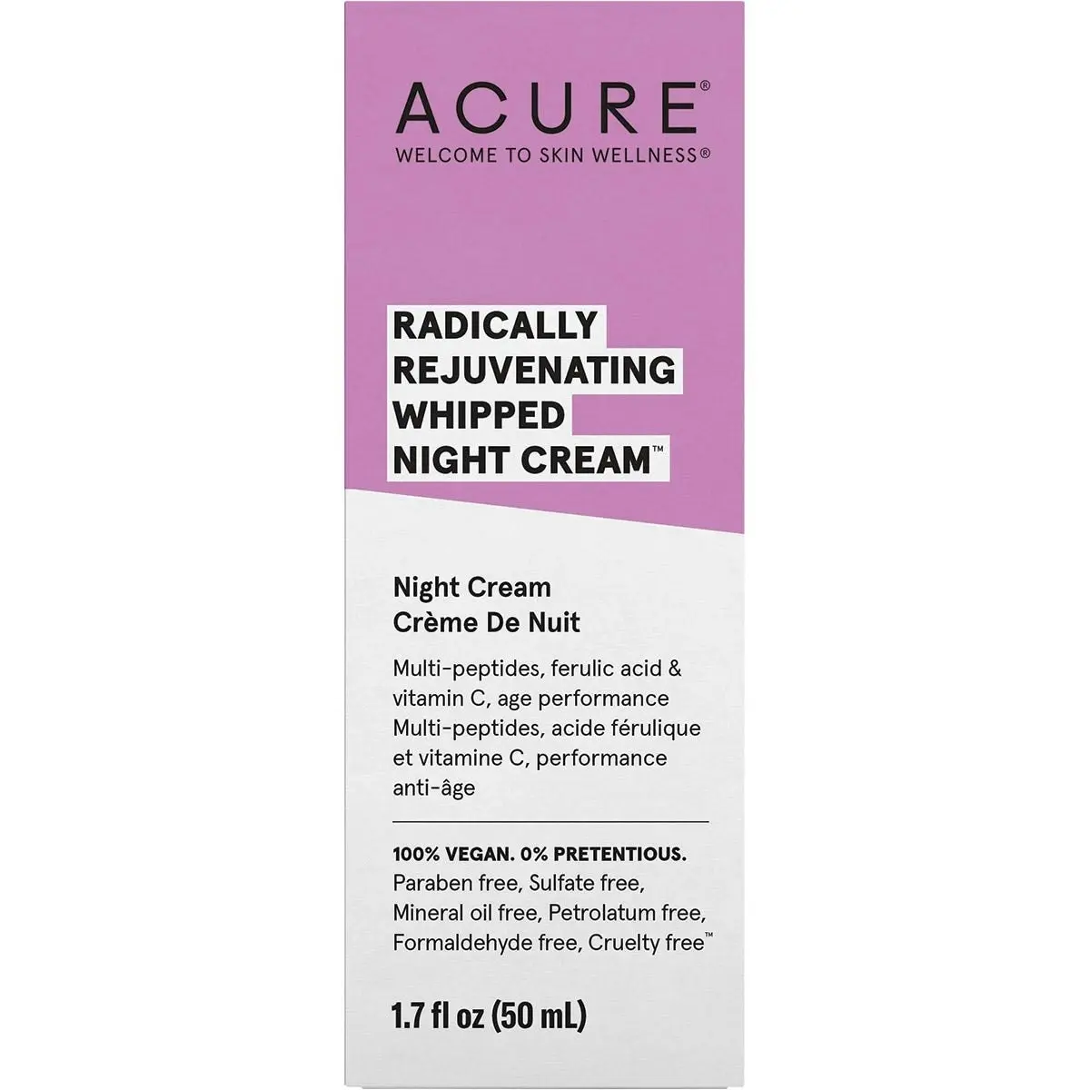 Acure Radically Rejuvenating Whipped Night Cream 50ml