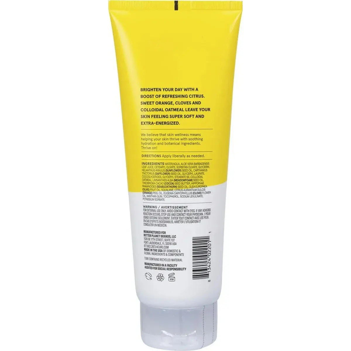 Acure Brightening Glow Lotion 236ml