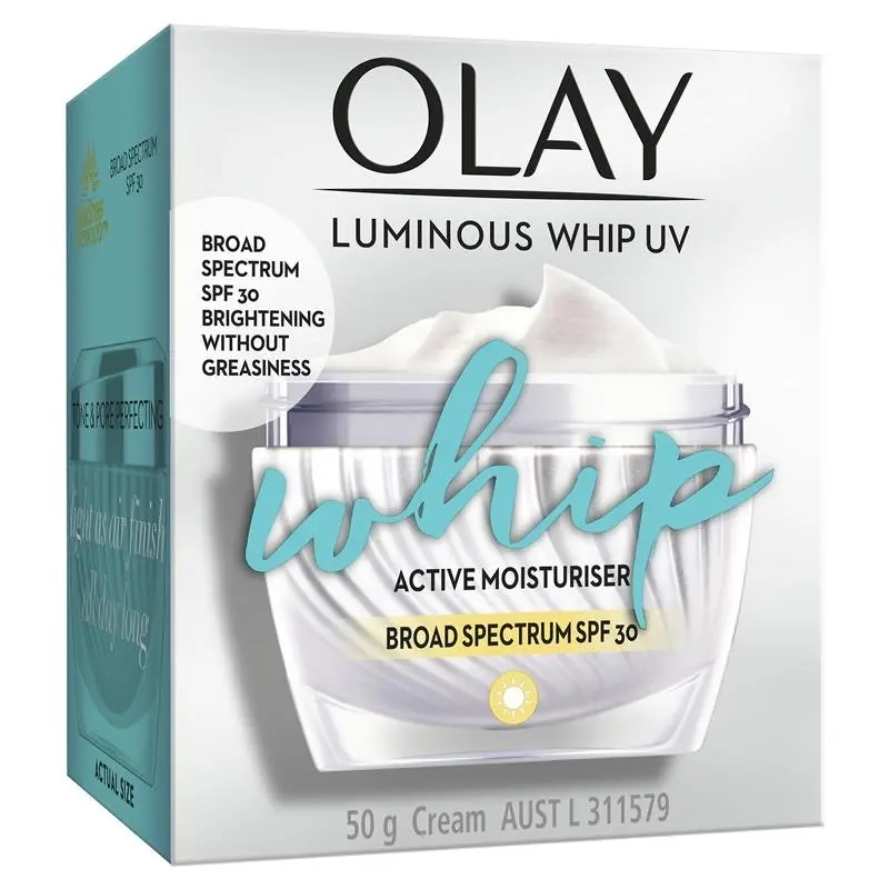 Olay Luminous Whip UV SPF Face Cream Moisturiser 50g