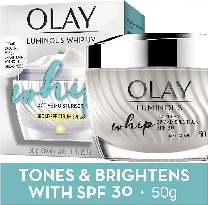 Olay Luminous Whip UV SPF Face Cream Moisturiser 50g