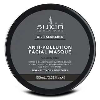 Sukin Oil Balancing Plus Charcoal Anti-Pollution Facial Masque 100ml