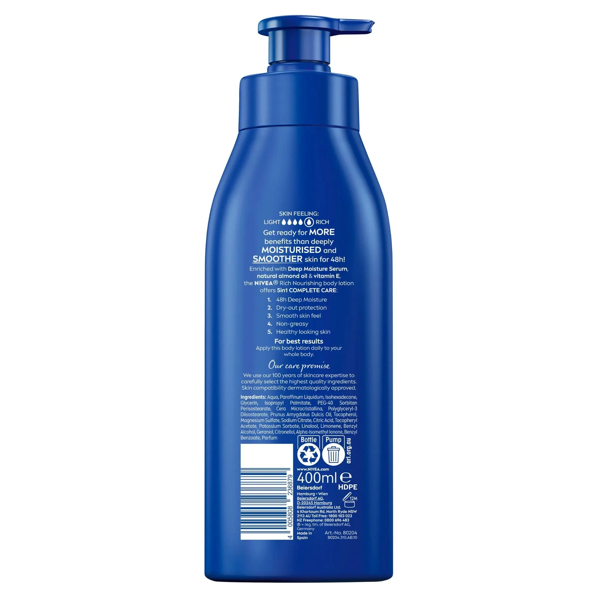 Nivea Body Nourishing Lotion 400mL