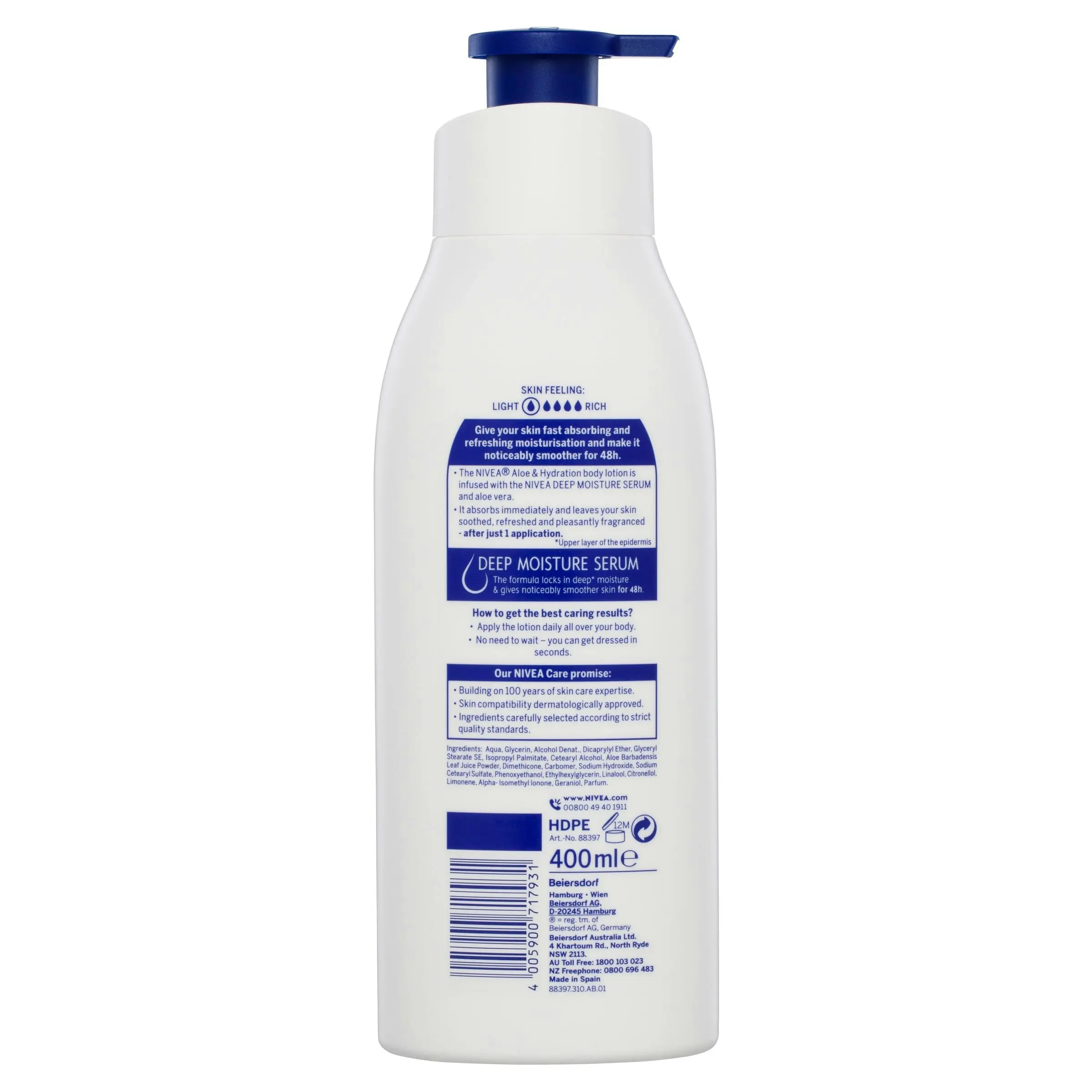 Nivea Aloe & Hydration Body Lotion 400ml