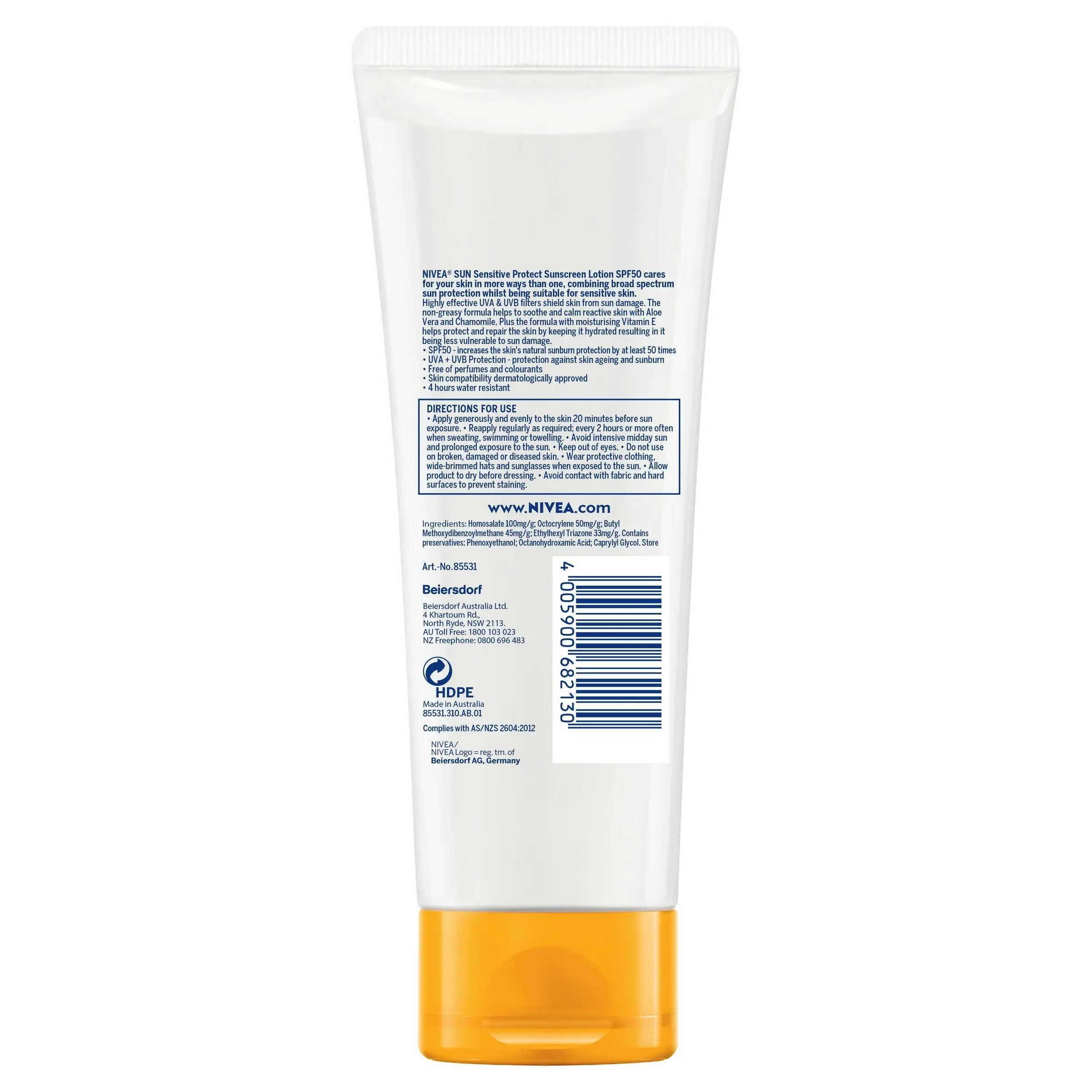 Nivea Sun SPF 50+ Sensitive Protect Lotion 100ml